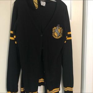 Harry Potter Hufflepuff Set (Cardigan, Headband)